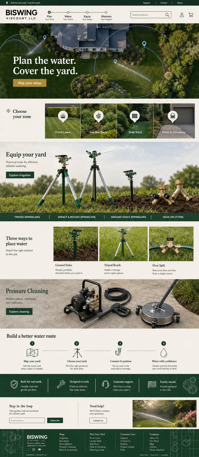Biswing Yard Planner 英文历史设计模板